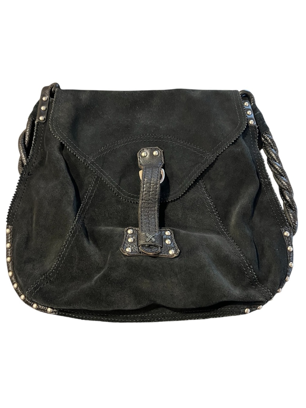 Lucky Brand Boho Suede Leather Purse